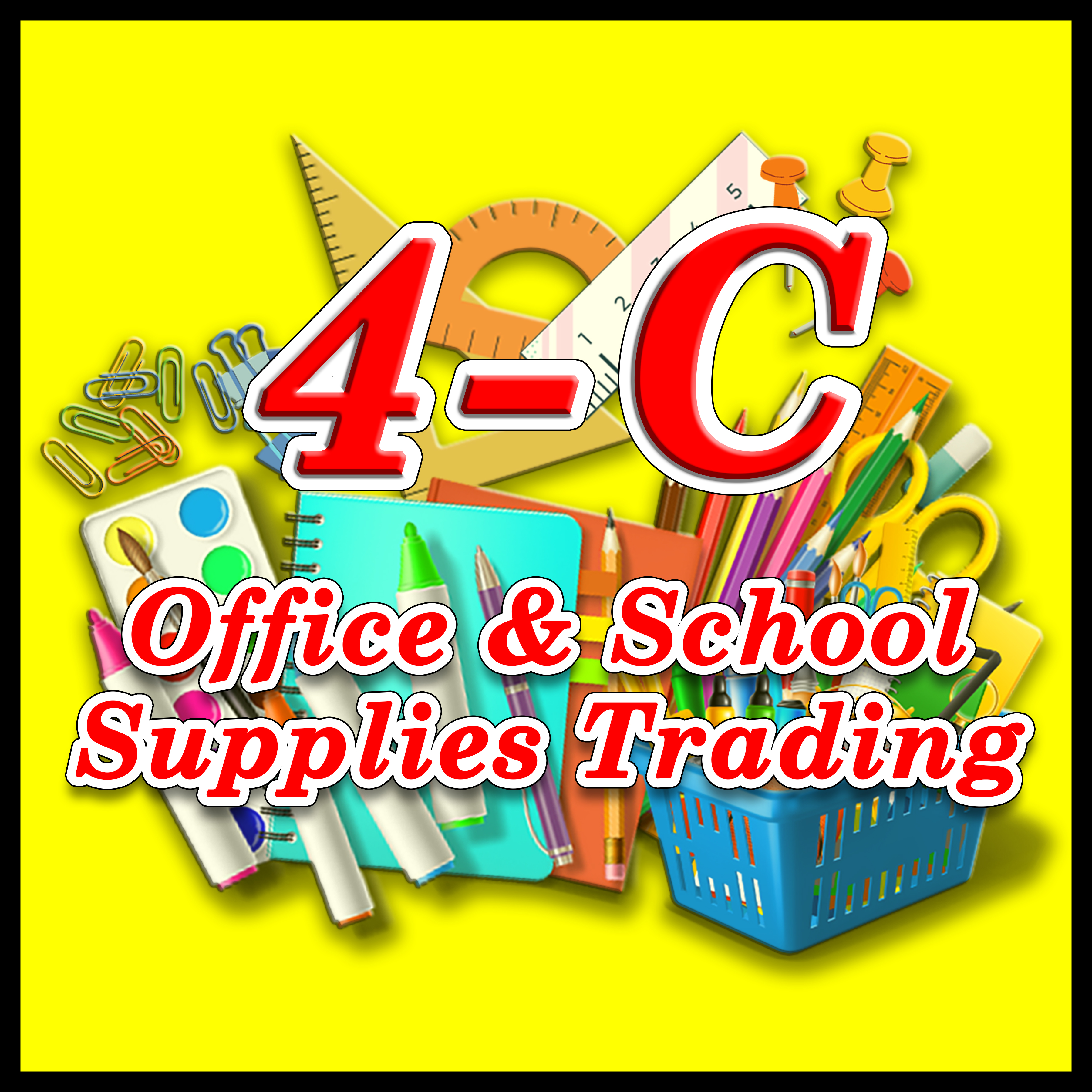 4C Office & School Supplies Trading Logo